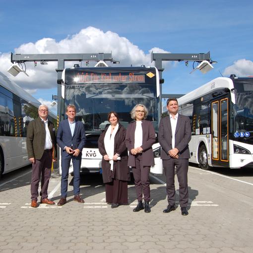 KVG-Betriebshof Diedrichstraße elektrifiziert für die neue E-Bus-Generation