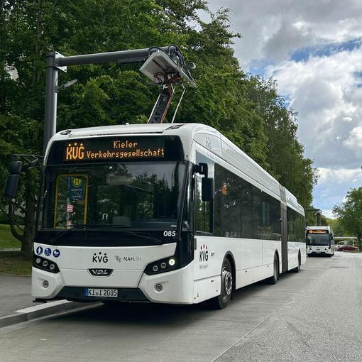 Inbetriebnahme der Endhaltestelle Roskilder Weg