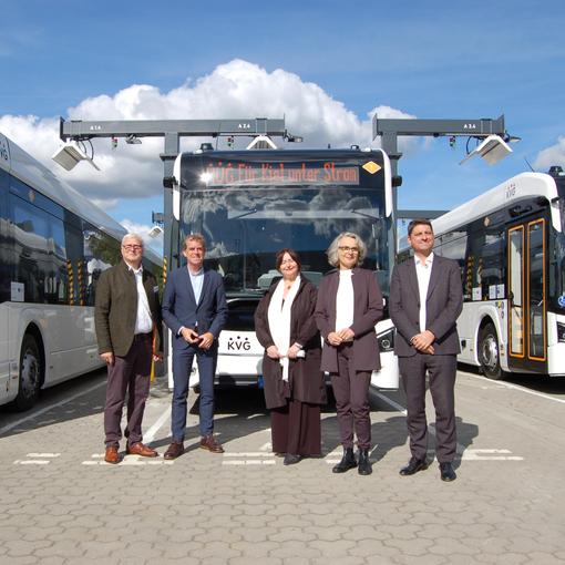 KVG-Betriebshof Diedrichstraße elektrifiziert für die neue E-Bus-Generation