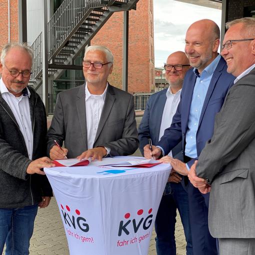 Neue Elektrobusse des Herstellers VDL für die KVG