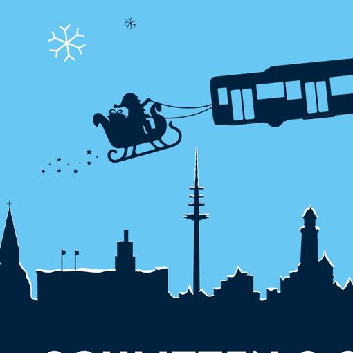 Sonderfahrplan von Heiligabend bis Neujahr